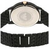 Emporio Armani Interchangeable Black Dial Black Steel Strap Watch For Men - AR80021 Authentic Buy Shop Now