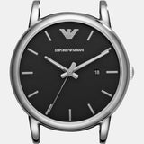 Emporio Armani Luigi Quartz Black Dial Silver Steel Strap Watch For Men - AR2499 Authentic Buy Shop Now