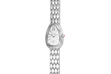 Bvlgari Serpenti Seduttori Quartz White Dial Silver Steel Strap Watch for Women - SERPENTI103141 Authentic Buy Shop Now