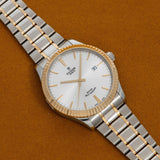 Tudor Style Automatic Silver Dial Two Tone Steel Strap Watch for Men - M12713-0003 Authentic Buy Shop Now