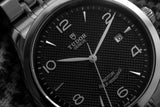 Tudor 1926 Automatic Black Dial Silver Steel Strap Watch for Men - M91650-0002 Authentic Buy Shop Now