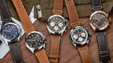 Breitling Avi Chronograph 42 P-51 Mustang Black Dial Brown Leather Strap Watch for Men - A233803A1B1X1 Authentic Buy Shop Now