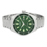 Citizen Eco Drive Vintage Green Dial Silver Steel Strap Watch For Men - AW1598-70X Authentic Buy Shop Now