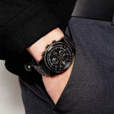 Armani Exchange Chronograph Black Dial Black Steel Strap Watch For Men - AX1604 Authentic Buy Shop Now