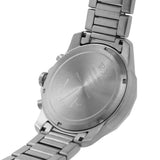 Armani Exchange Banks Chronograph Black Dial Silver Steel Strap Watch For Men - AX1720 Authentic Buy Shop Now