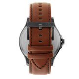Armani Exchange Hampton Chronograph Grey Dial Brown Leather Strap Watch For Men - AX2414 Authentic Buy Shop Now