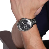 Armani Exchange Drexler Chronograph Black Dial Silver Steel Strap Watch for Men - AX2600 Authentic Buy Shop Now