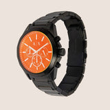 Armani Exchange Drexler Chronograph Black Dial Black Steel Strap Watch For Men - AX2615 Authentic Buy Shop Now