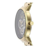 Armani Exchange Cayde Chronograph Black Dial Gold Steel Strap Watch for Men - AX2747 Authentic Buy Shop Now
