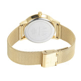 Armani Exchange Lola Analog Gold Dial Gold Mesh Strap Watch For Women - AX5536 Authentic Buy Shop Now