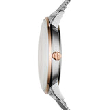 Armani Exchange Lola Analog White Dial Silver Mesh Strap Watch For Women - AX5537 Authentic Buy Shop Now