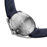 Tag Heuer Aquaracer Quartz Blue Dial Blue Rubber Strap Watch for Men - WAY101C.FT6153 Authentic Buy Shop Now