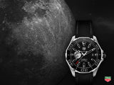 Tag Heuer Aquaracer Calibre 5 Moon Black Dial Black Nylon Strap Watch for Men - WAY201J.FC6370 Authentic Buy Shop Now