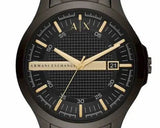 Armani Exchange Hampton Chronograph Black Dial Black Steel Strap Watch For Men - AX2413 Authentic Buy Shop Now