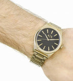 Armani Exchange Nico Analog Black Dial Gold Steel Strap Watch For Men - AX2328 Authentic Buy Shop Now