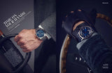 Emporio Armani Luigi Chronograph Quartz Blue Dial Silver Steel Strap Watch For Men - AR1974 Authentic Buy Shop Now