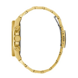 Guess Empire Quartz Black Dial Gold Steel Strap Watch For Men - GW0489G2 Authentic Buy Shop Now