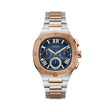 Guess Headliner Multifunction Blue Dial Two Tone Steel Strap Watch For Men - GW0572G4 Authentic Buy Shop Now