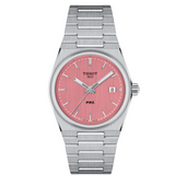 Tissot PRX Quartz Pink Dial Silver Steel Strap Watch for Women - T137.210.11.331.00 Authentic Buy Shop Now