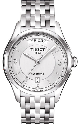 Tissot T Classic T One Automatic Silver Dial Silver Steel Strap Watch For Men - T038.430.11.037.00 Authentic Buy Shop Now