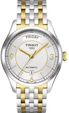Tissot T Classic T One Automatic Silver Dial Two Tone Steel Strap Watch For Men - T038.430.22.037.00 Authentic Buy Shop Now