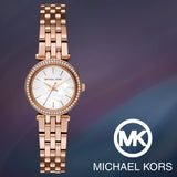 Michael Kors Darci Analog Mother of Pearl Dial Rose Gold Steel Strap Watch For Women - MK3832 Authentic Buy Shop Now