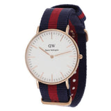 Daniel Wellington Classic Oxford White Dial Two Tone NATO Strap Watch For Women - DW00100029 Authentic Buy Shop Now