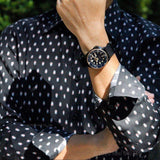 Seiko 5 Sports Automatic Blue Dial Black NATO Strap Watch for Men - SBSA098 Authentic Buy Shop Now