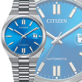 Citizen x Pantone Automatic Blue Dial Silver Steel Strap Watch For Men - NJ0158-89L Authentic Buy Shop Now