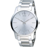 Calvin Klein City Silver Dial Silver Steel Strap Watch for Men - K2G21126 Authentic Buy Shop Now
