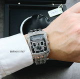 Bulova Crystal Collection Black Dial Silver Steel Strap Watch for Men - 98C108 Authentic Buy Shop Now