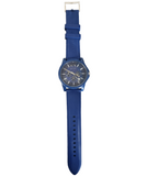 Armani Exchange Outerbanks Chronograph Blue Dial Blue Silicone Strap Watch For Men - AX1327 Authentic Buy Shop Now