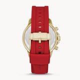 Fossil Bannon Multifunction Black Dial Red Silicone Strap Watch for Men - BQ2499 Authentic Buy Shop Now