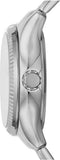 Fossil Rye Automatic Skeleton Silver Dial Silver Steel Strap Watch for Women - BQ3753 Authentic Buy Shop Now