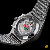 Breitling Chronomat B01 42 Six Nations England White Dial Silver Steel Strap Watch for Men - AB0134A71A1A1 Authentic Buy Shop Now