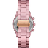 Michael Kors Ritz Chronograph Rose Gold Dial Rose Gold Steel Strap Watch For Women - MK6753 Authentic Buy Shop Now