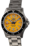 Breitling Superocean II Automatic 44mm Yellow Dial Silver Steel Strap Watch for Men - A17367021I1A1 Authentic Buy Shop Now