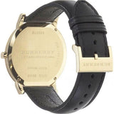 Burberry The City Gold Dial Black Leather Strap Watch for Men - BU2353 Authentic Buy Shop Now