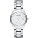 Burberry The City Silver Dial Silver Steel Strap Watch for Women - BU9000 Authentic Buy Shop Now