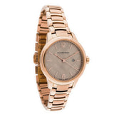 Burberry The Classic Rose Gold Dial Rose Gold Steel Strap Watch for Women - BU10116 Authentic Buy Shop Now