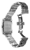 Burberry Nova Check Square White Dial Silver Steel Strap Watch for Women - BU1572 Authentic Buy Shop Now