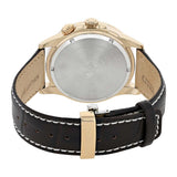 Citizen Eco Drive Calendrier Black Dial Brown Leather StrapWatch For Men - BU2023-12E Authentic Buy Shop Now