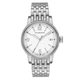 Burberry Analog White Dial Silver Steel Strap Watch for Women - BU7838 Authentic Buy Shop Now