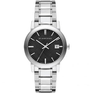 Burberry The City Black Dial Silver Stainless Steel Strap Watch for Women - BU9001 Authentic Buy Shop Now