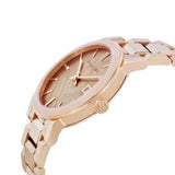 Burberry The City Rose Gold Dial Rose Gold Steel Strap Watch for Women - BU9034 Authentic Buy Shop Now