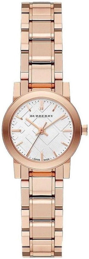 Burberry The City White Dial Rose Gold Steel Strap Watch for Women - BU9204 Authentic Buy Shop Now