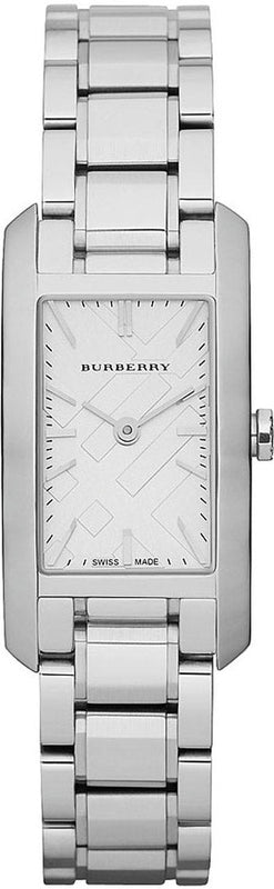 Burberry Heritage Silver Dial Silver Steel Strap Watch For Women - BU9500 Authentic Buy Shop Now