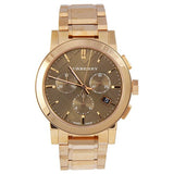 Burberry The City Grey Dial Rose Gold Steel Strap Unisex Watch - BU9754 Authentic Buy Shop Now