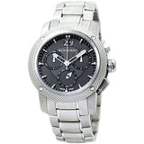 Burberry Utilitarian Chronograph Black Dial Silver Steel Strap Watch For Men - BU9800 Authentic Buy Shop Now