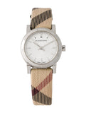 Burberry The City Nova Silver Dial Brown Leather Strap Watch for Women - BU9212 Authentic Buy Shop Now